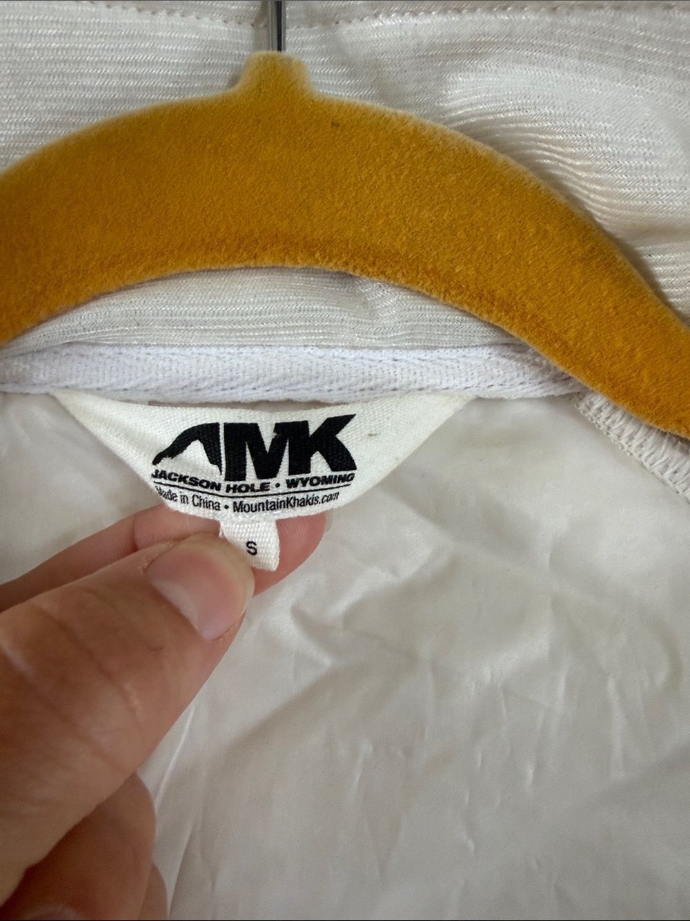 Mountain Khakis Women's Long Hooded Jacket Merino Wool Cream Size S - Picture 9 of 11